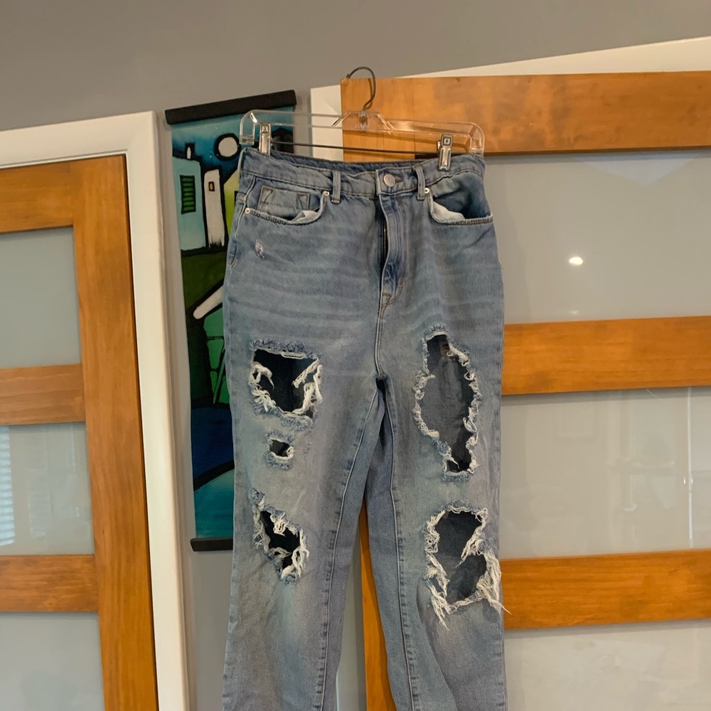 BDG Distressed Mom Jeans